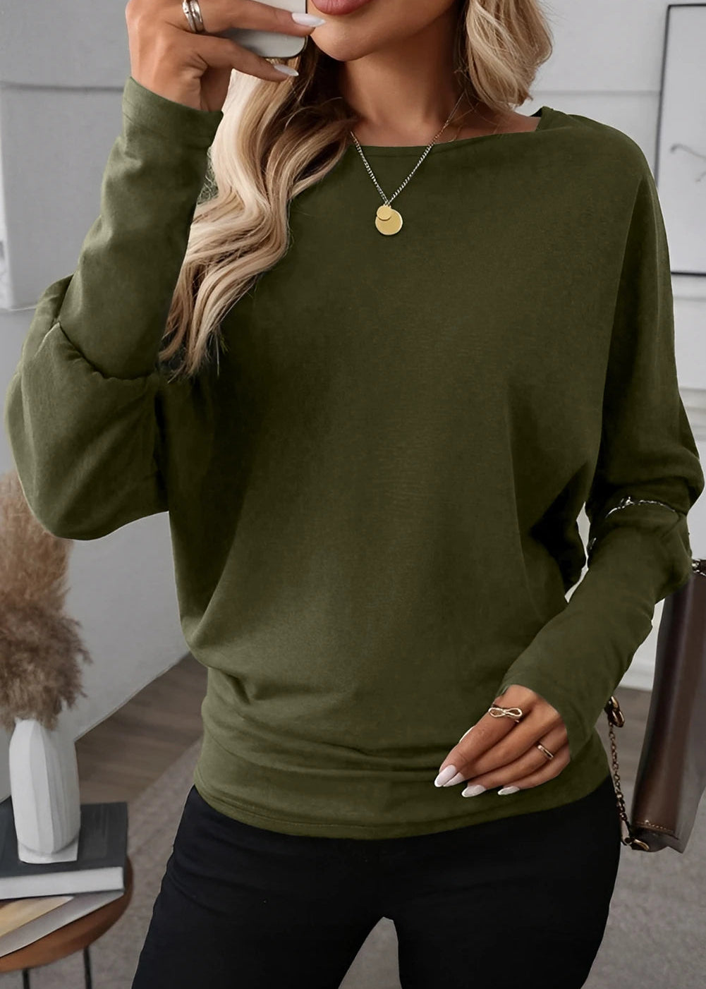 Four Leaf Clover Extended Cuff Top (SALE)