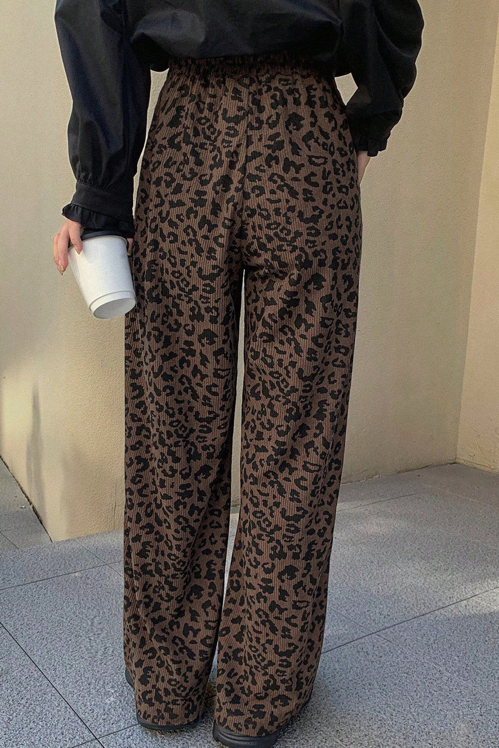 Corduroy Cheetah Pants