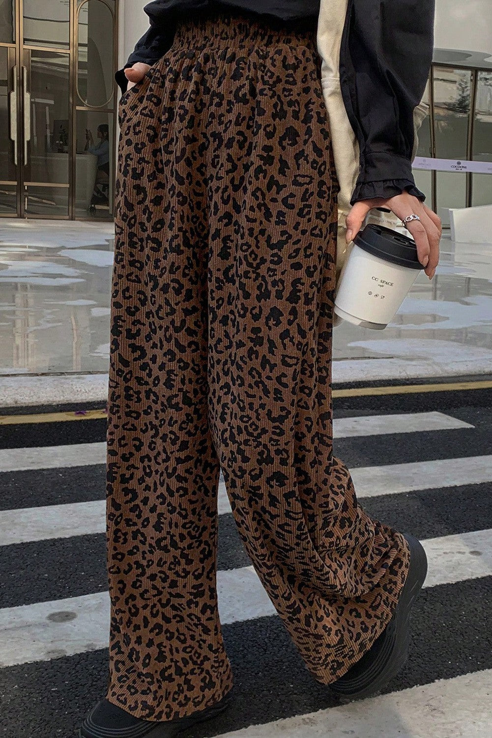 Corduroy Cheetah Pants