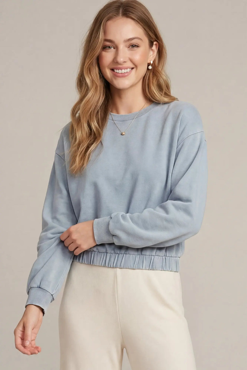 Casual Blue Top