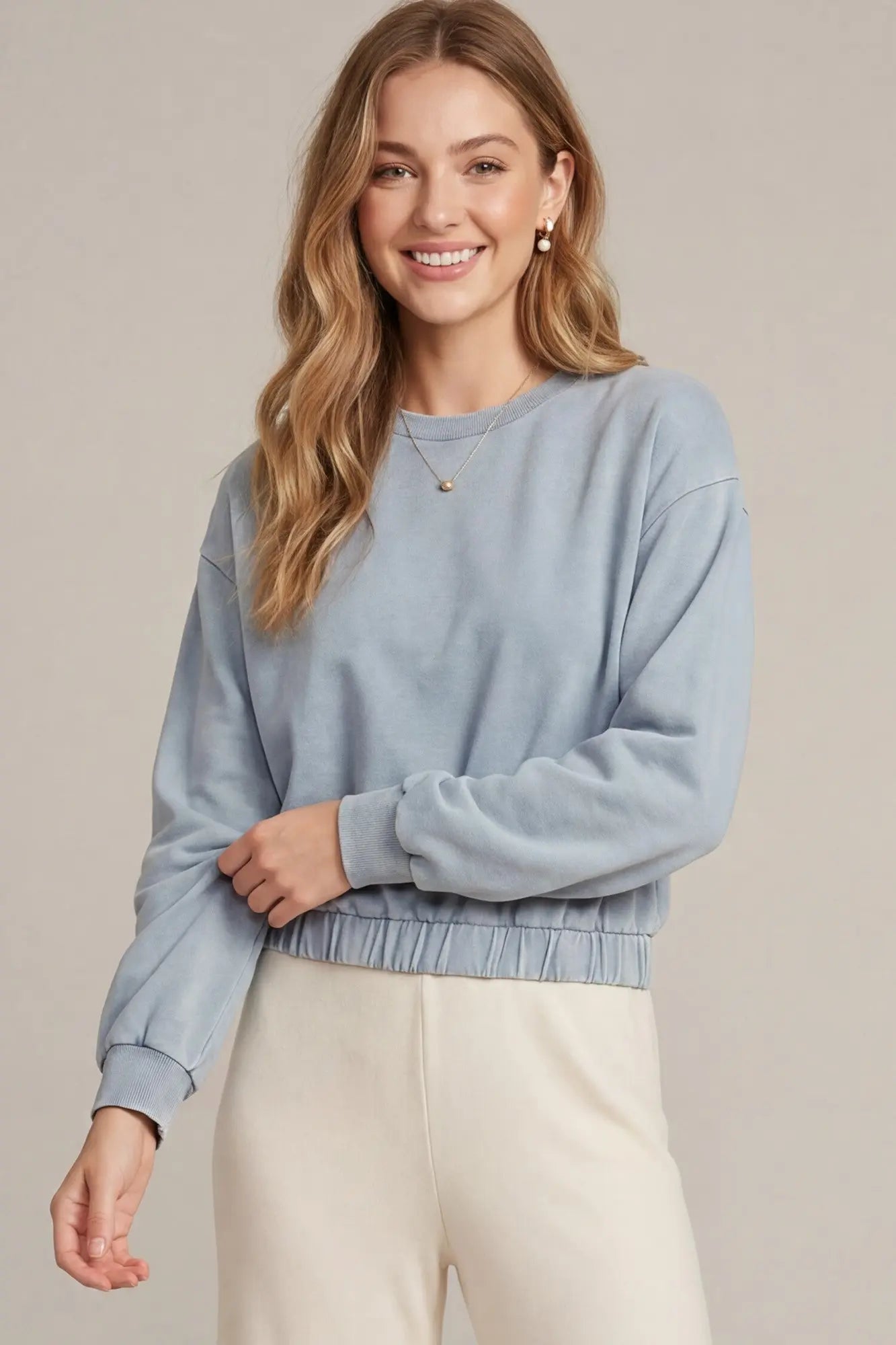 Casual Blue Top