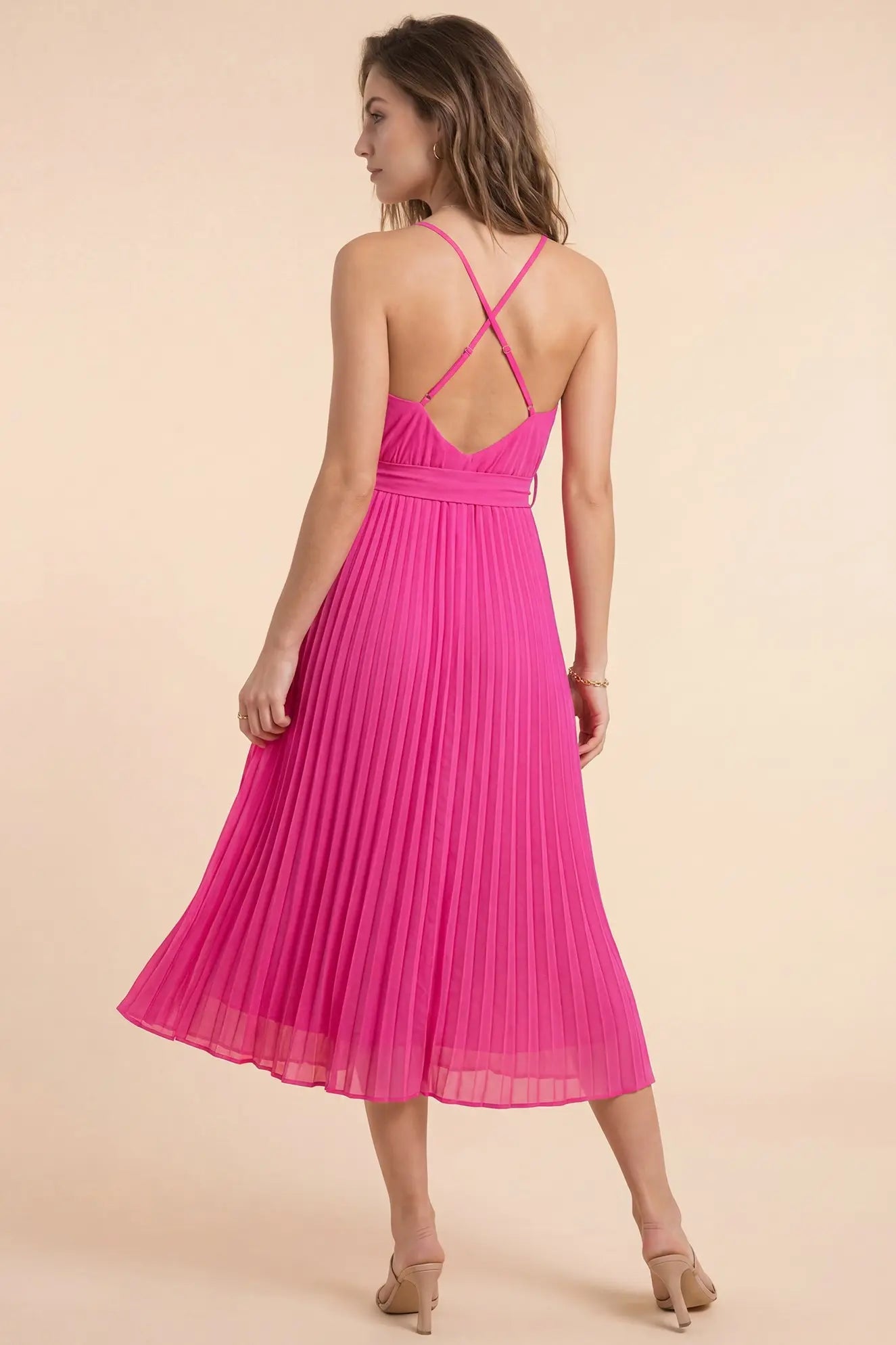 Chiffon Midi Dress