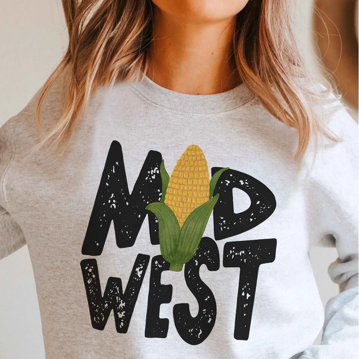 Midwest Corn Graphic Sweatshirt