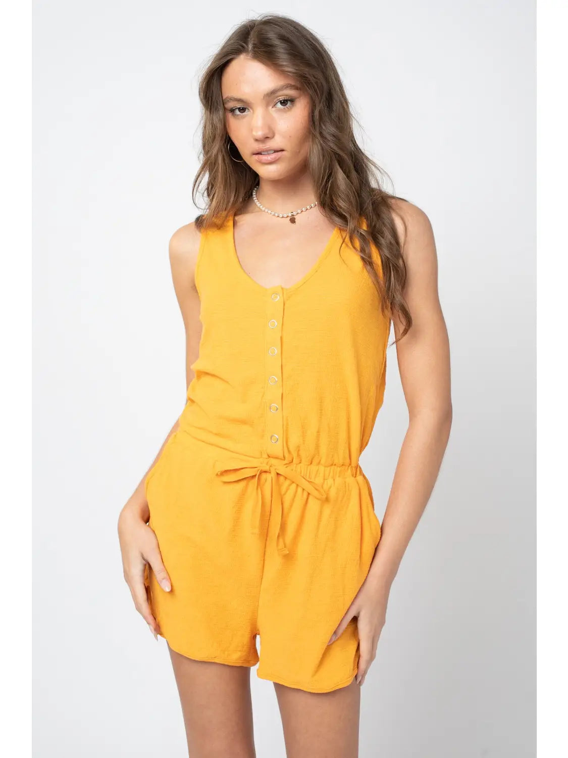 Tangerine Romper