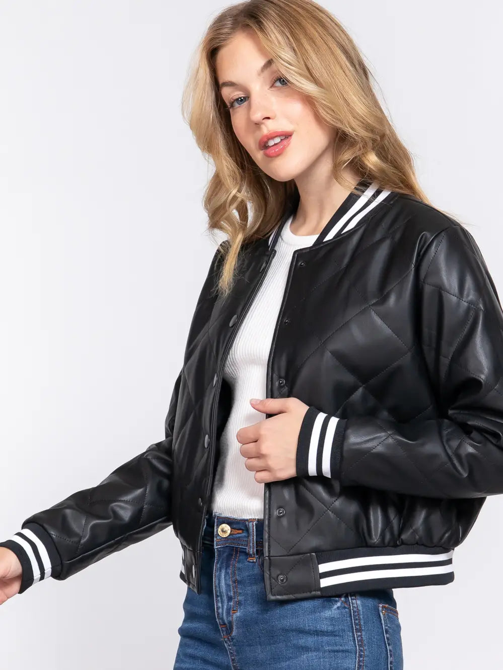 Bomber Jacket in Black