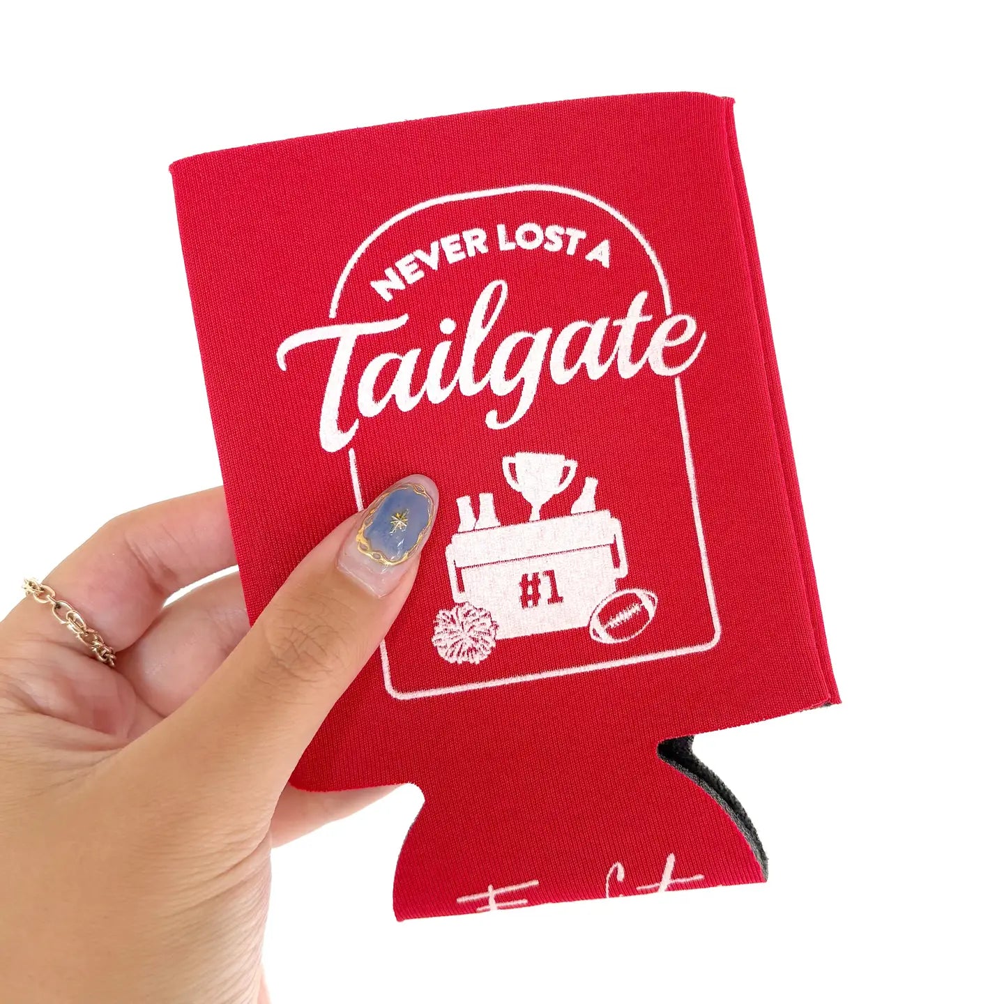 Never Lost A Tailgate Koozie