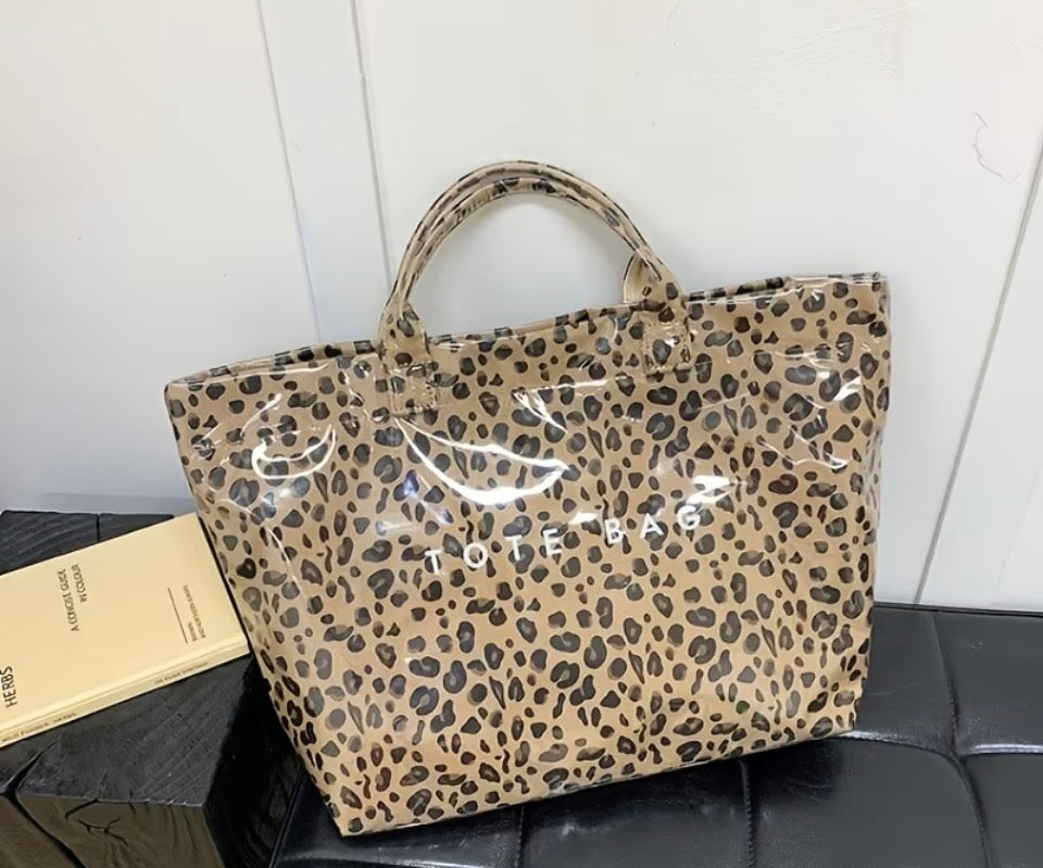 Leopard Print Tote Bag