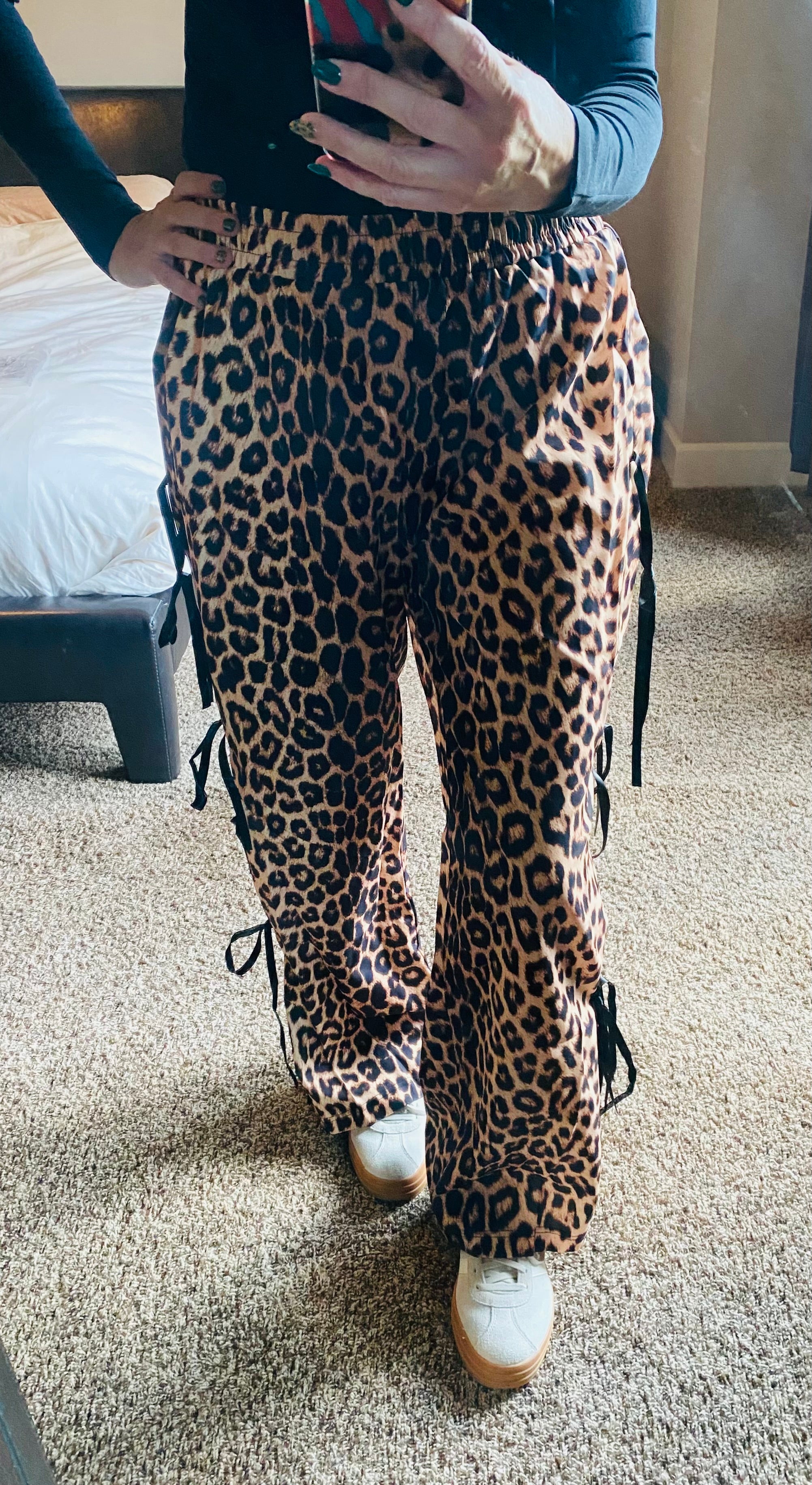 Cheetah Tie Pants