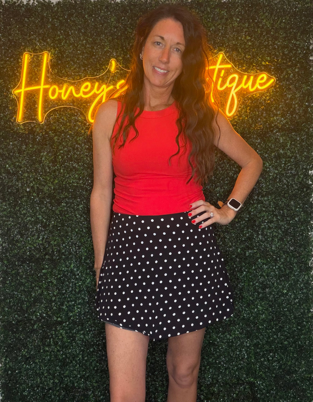 Polka Dot Skort