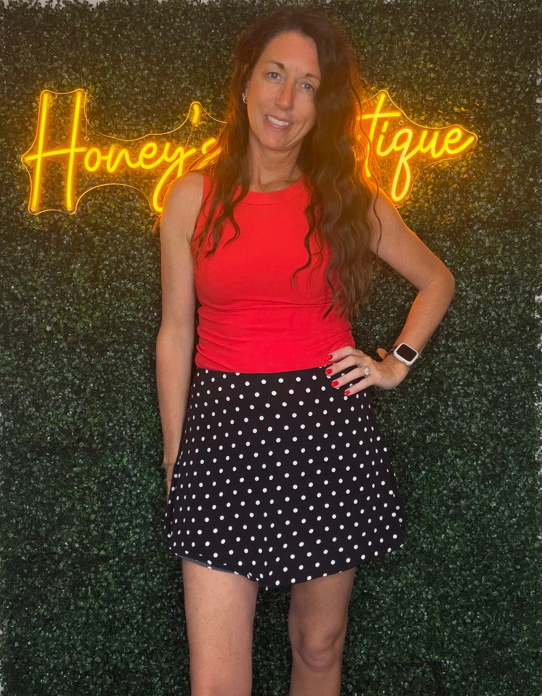 Polka Dot Skort