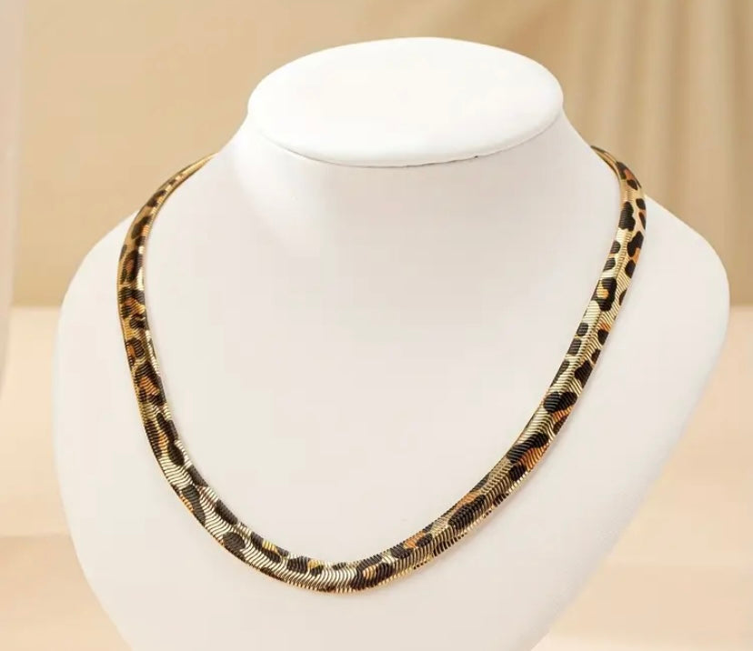 Cheetah Chain Necklace