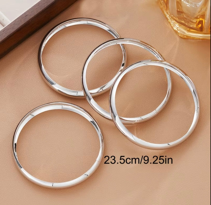 Vintage Bracelet & Cuff Set in Silver