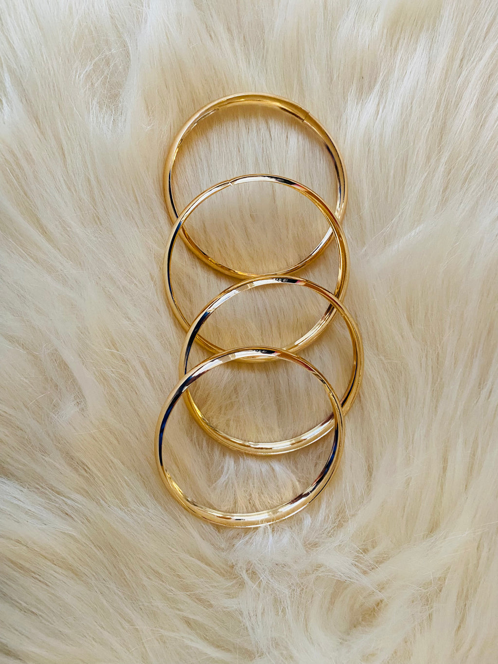 Vintage Bracelet & Cuff Set in Gold