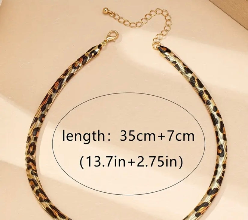 Cheetah Chain Necklace