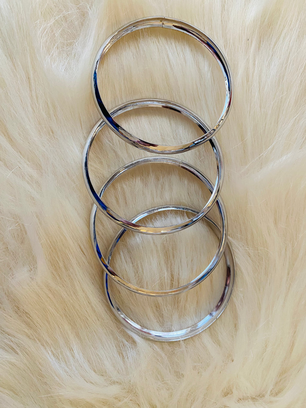 Vintage Bracelet & Cuff Set in Silver