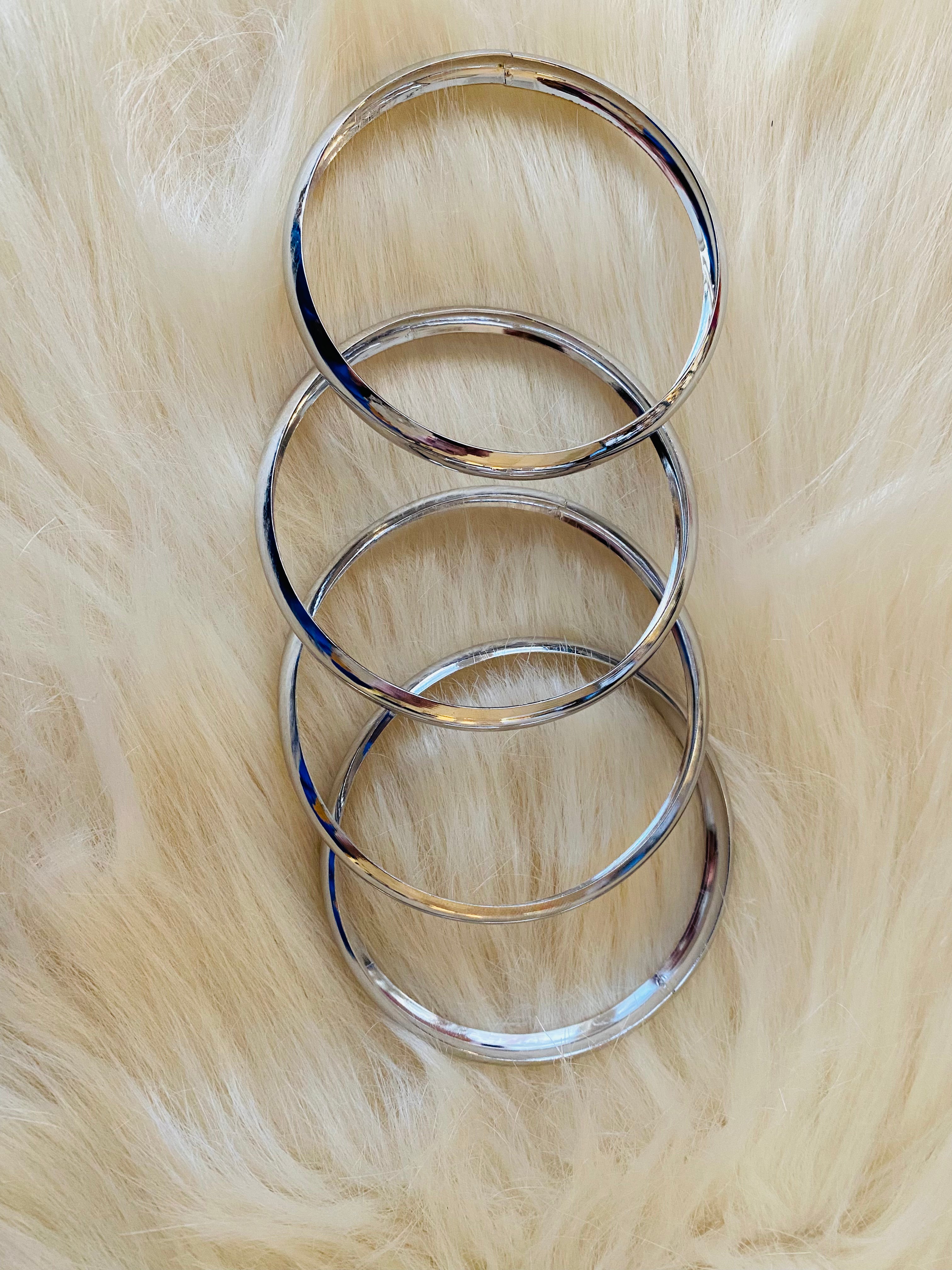 Vintage Bracelet & Cuff Set in Silver