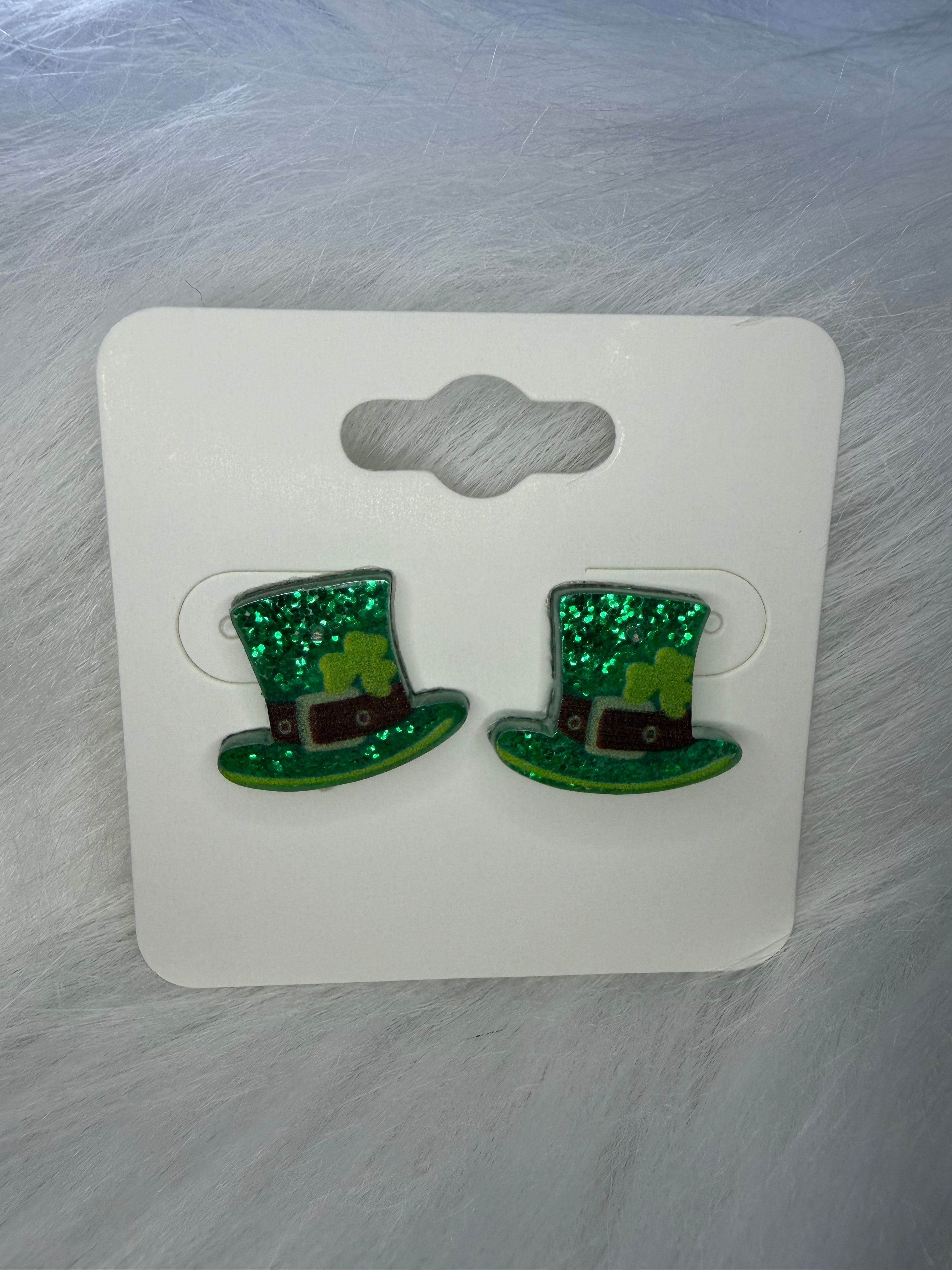 Leprechaun Hat Studs
