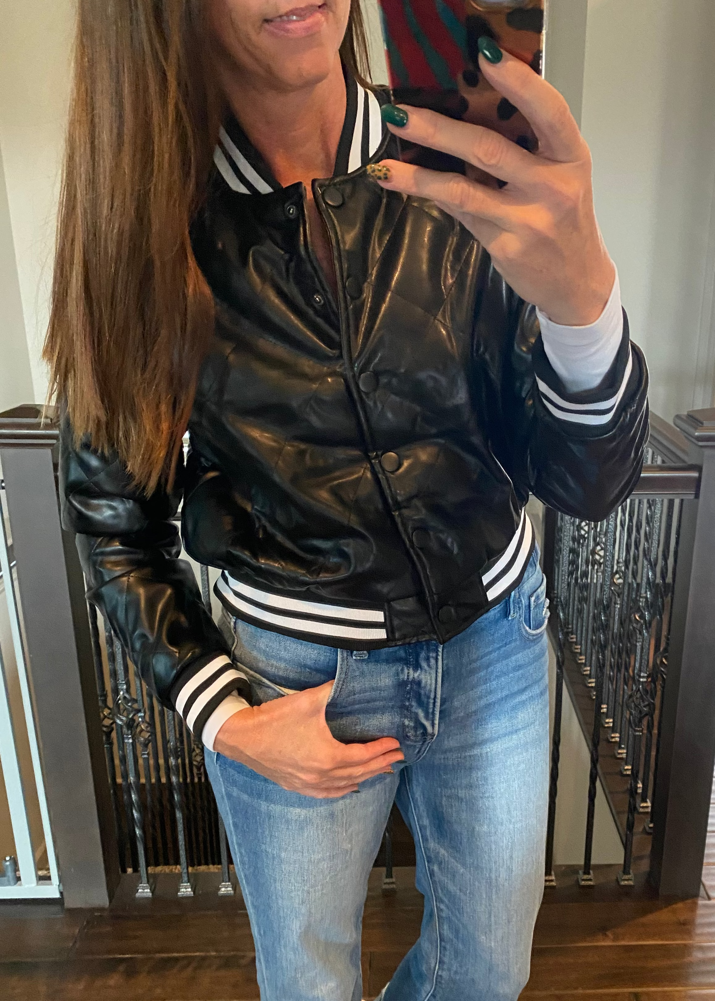 Bomber Jacket in Black