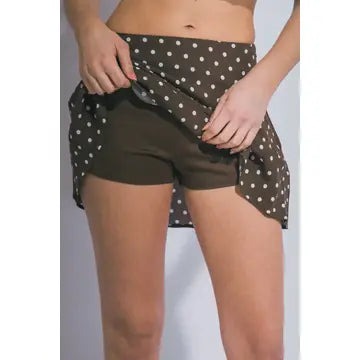 Polka Dot Skort