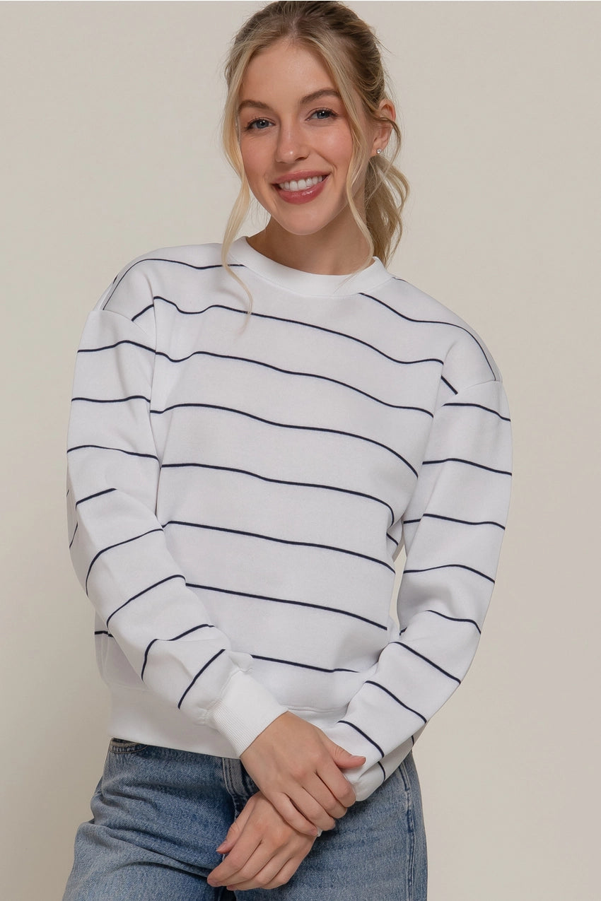 Engineer Stripe Sweatshirt